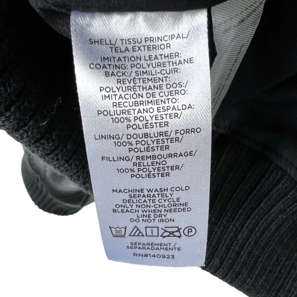 LOFT Black Quilted Women's Bomber Jacket - Picture 9 of 13